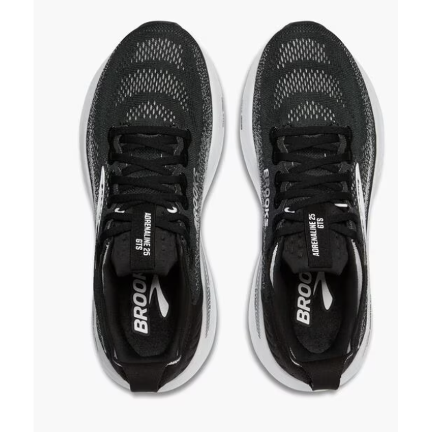 Brooks Mens Trainer Adrenaline GTS 25 Black/Grey/White