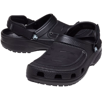 Crocs Mens Clog Yukon Vista II LiteRide Black/Slate Grey
