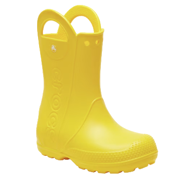 Crocs Toddler Rain Boot Handle It T Yellow