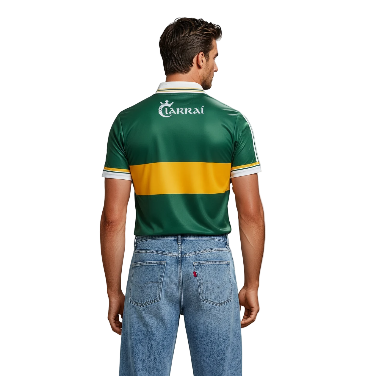 Kerry Home Jersey 25 Adults Player Fit Green/Yellow