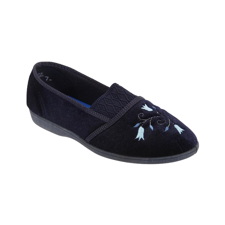 Sleepers Womens Slipper LS792 Inez Navy