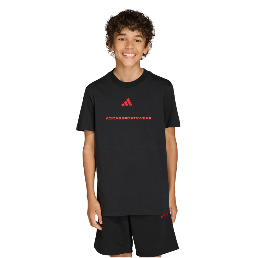 Adidas Boys T-Shirt KG5188 Black