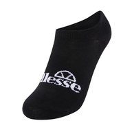 Ellesse Frimo unisex black no-show socks, three-pack