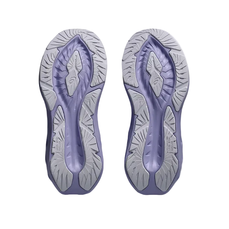Asics girls' lilac mesh trainer