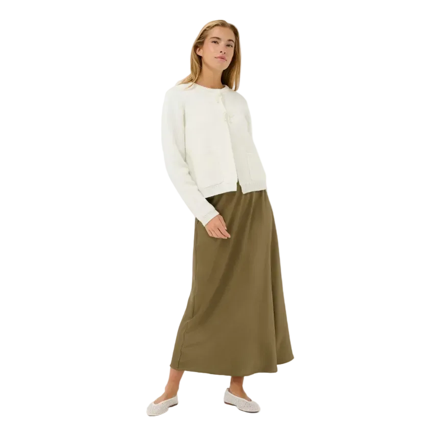 Kaffe Womens KAbowie Cardigan Chalk