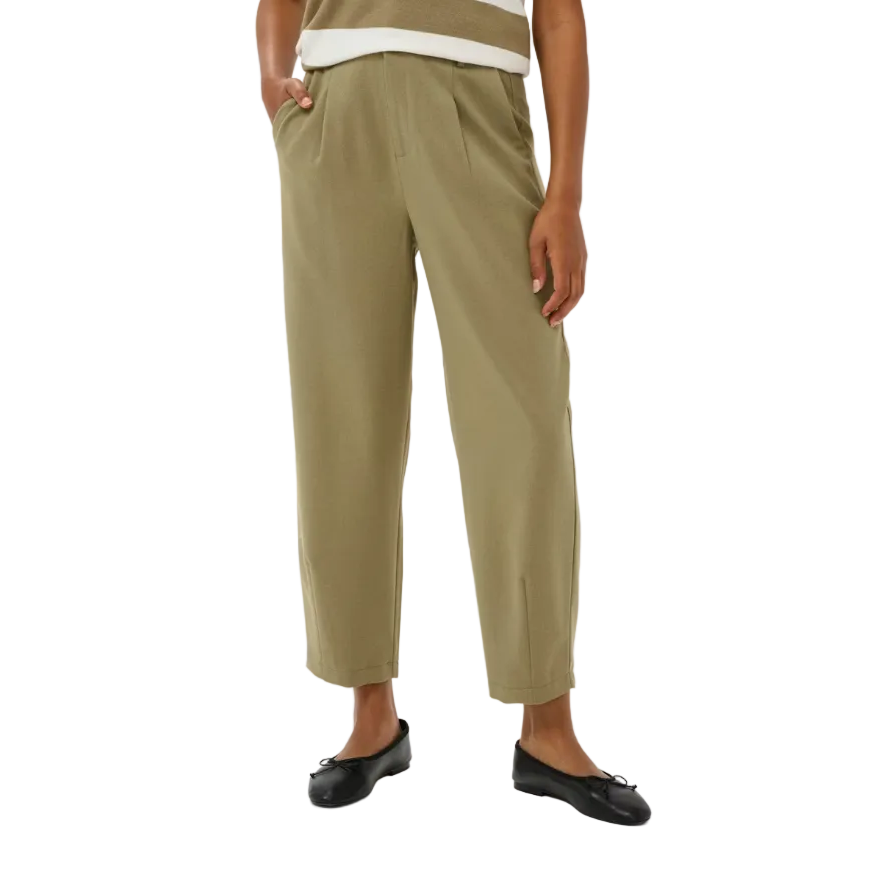 Kaffe Womens KAmerle Trousers Dusky Green