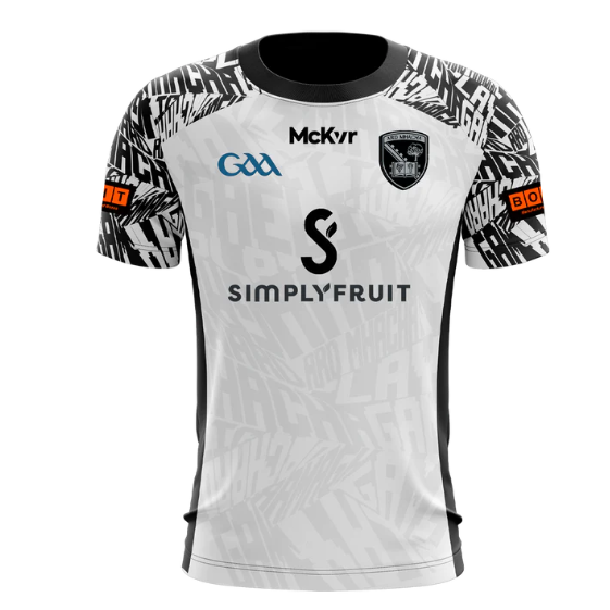 McKvr Armagh GAA Kids Training Jersey White/Black