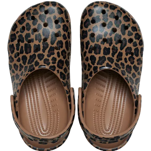 Crocs Kids Classic Animal Clog Leopard