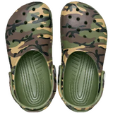 Crocs Kids Classic Camouflage Clog Army Green/Multi