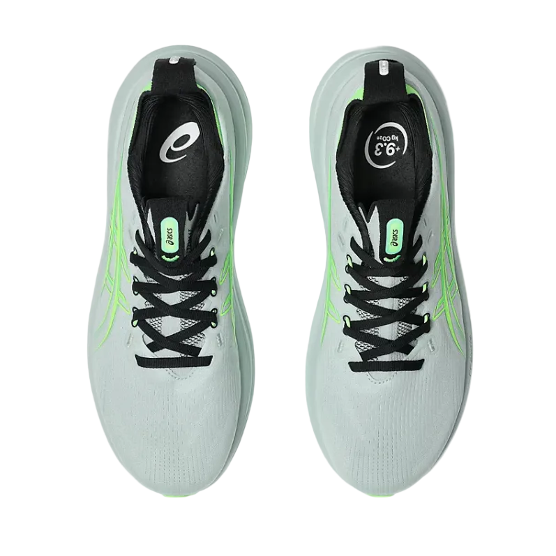 Asics Mens Gel Nimbus 28 Cold Moss/Illuminate Green