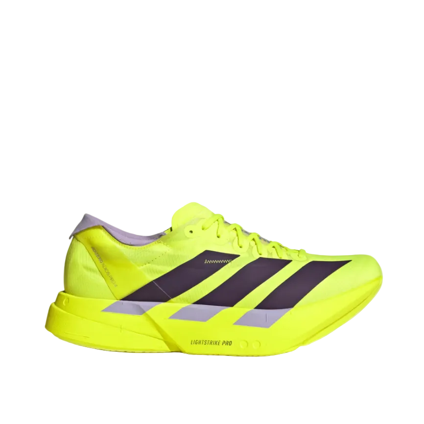 Adidas Mens Adizero Adios Pro 4 Trainer Yellow