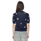 Numph Womens Numalitta Cardigan Dark Sapphire