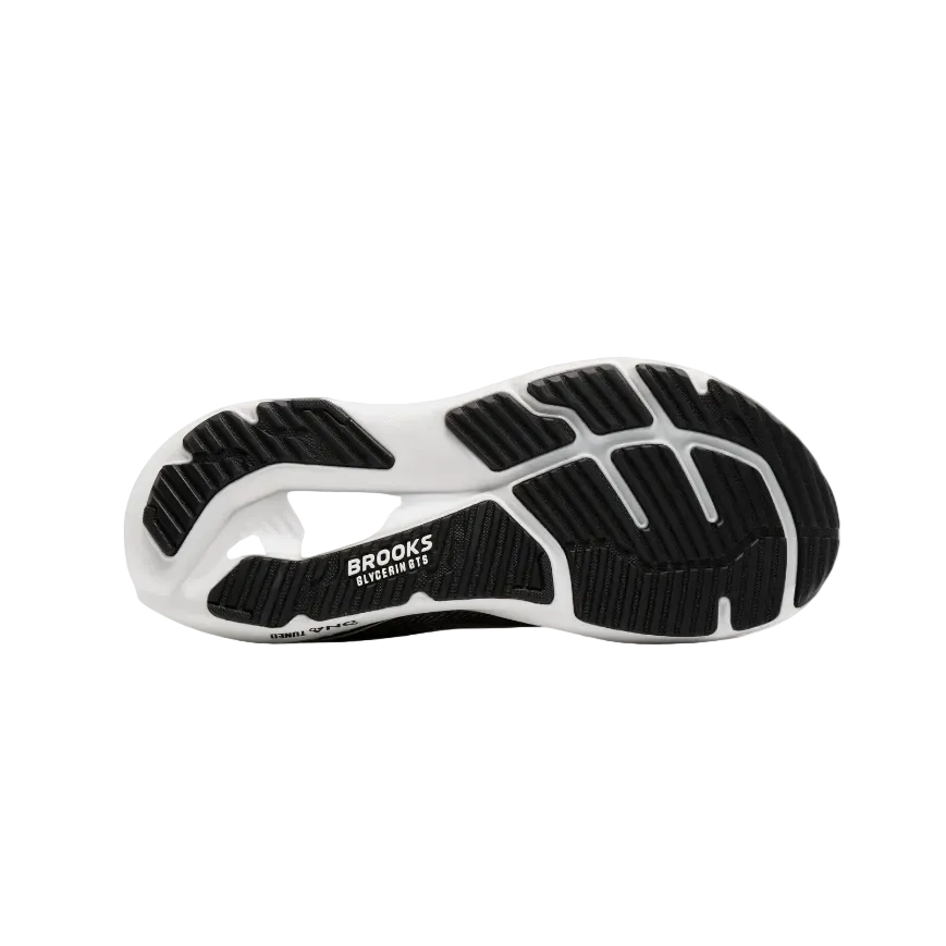Brooks Mens Trainer Glycerin GTS 23 Black/Grey/White