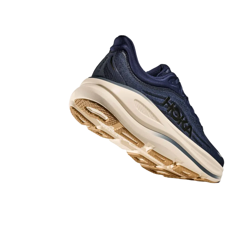 Hoka Mens Trainer Bondi 9 Midnight Blue/Varsity Navy