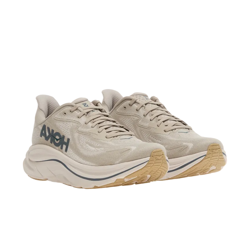 Hoka Mens Clifton 10 Trainer Putty/Grout