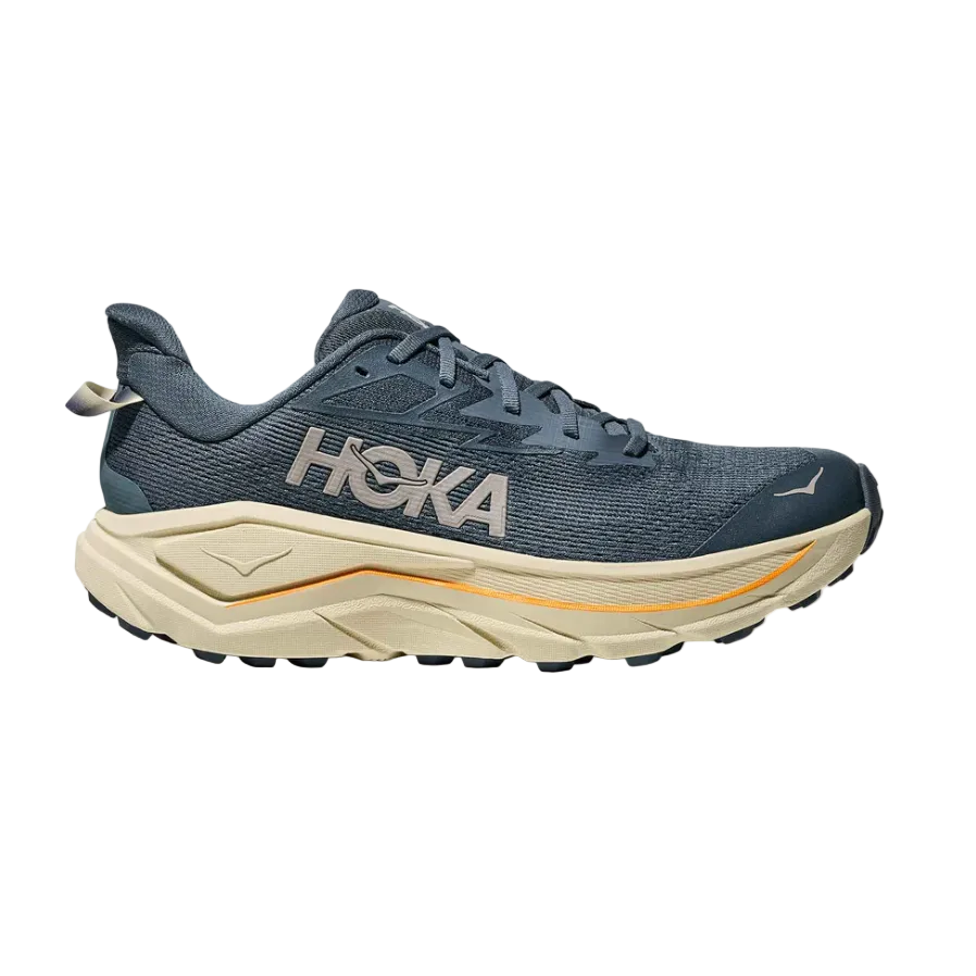 Hoka Mens Challenger 8 Trainer Faded Navy/Pampass Grass