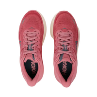 Hoka women's pink mesh trainer