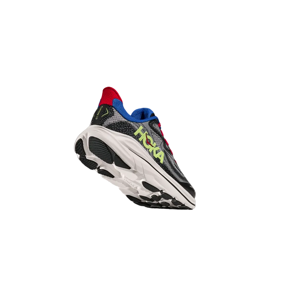 Hoka Kids Clifton 10 Trainer Foggy Grey/Black