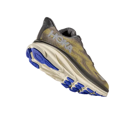 HOKA Mens Clifton 9 GTX Trainer Gravel/Eggshell