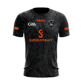 McKvr Armagh Edge Training Jersey Youth Black/Charcoal/Orange