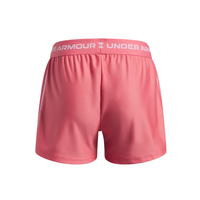 Under Armour Girls Tech Shorts Bittersweet Pink/White