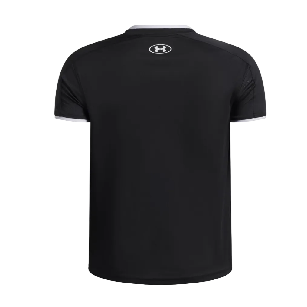 Under Armour Boys Challenger Train Short Sleeve Tee Black/White