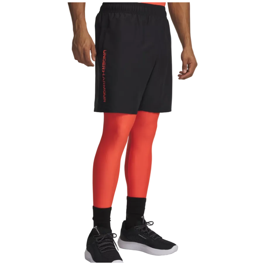 Under Armour Mens Shorts Black/Venom Red