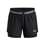 Under Armour Girls 2-In-1 Shorts Black/White