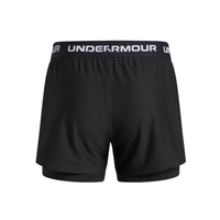 Under Armour Girls 2-In-1 Shorts Black/White