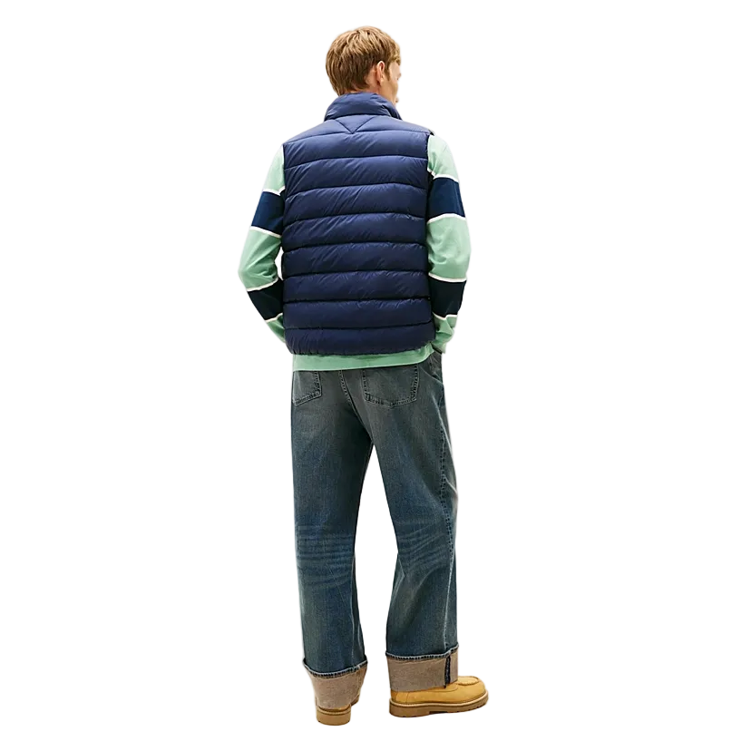 Tommy Jeans Mens LT Vest Dark Night Navy