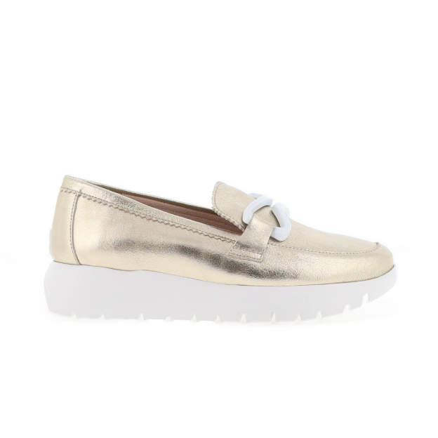 Wonders Womens Shoe Loafer A-2480 Aura Platino