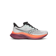 Saucony men's white mesh lace-up trainer