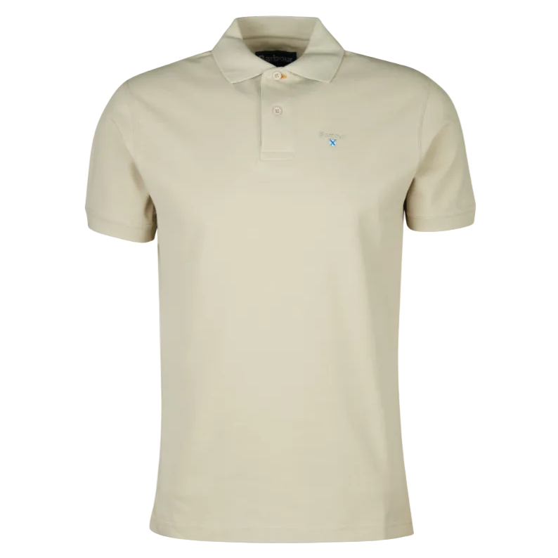 Barbour Mens Original Sports Tailored Polo Shirt Mist
