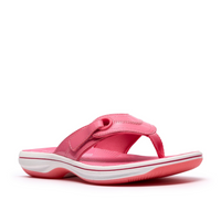 Clarks women's pink slip-on sandal