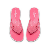 Clarks women's pink slip-on sandal