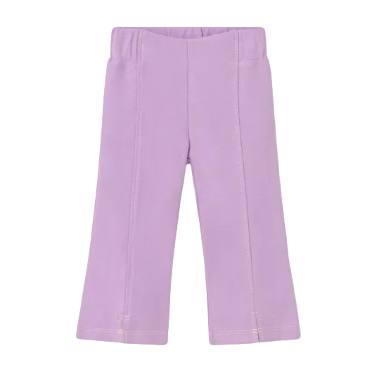 Mayoral girls' lilac leggings with elasticated