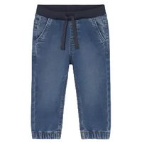 Mayoral boys' denim joggers with drawstring