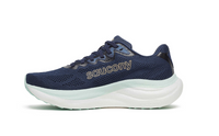 Saucony women's navy mesh lace-up trainer