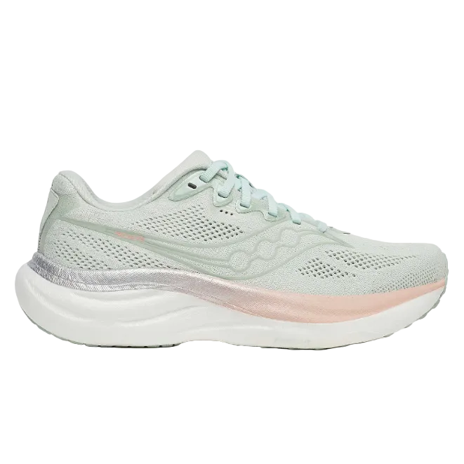 Saucony Womens Trainer Ride 19 Mist/Cameo