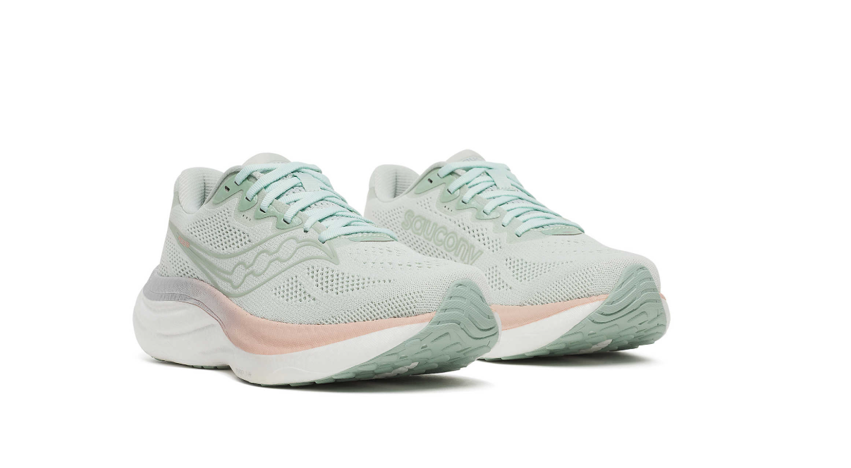 Saucony Womens Trainer Ride 19 Mist/Cameo