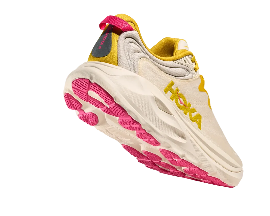 Hoka Womens Trainer Gaviota 6 Birch/Yellow Gold