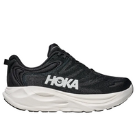 Hoka women's black and white mesh lace-up trainer
