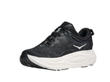 Hoka women's black and white mesh lace-up trainer