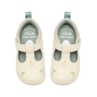 Clarks girls' leather pre-walker shoe