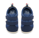 Clarks Boys Pre Walker Roamer City T Blue Leather