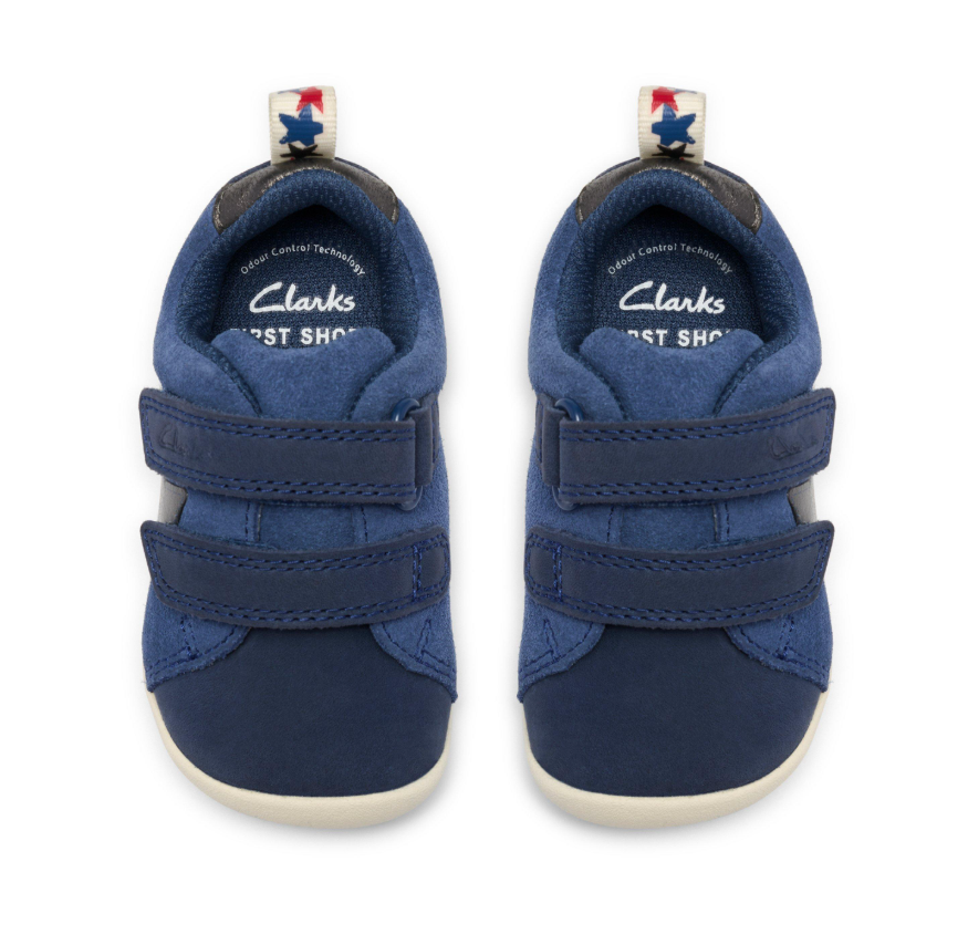 Clarks Boys Pre Walker Roamer City T Blue Leather