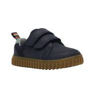 Clarks Boys Trainer Cove Pop T. Navy Leather