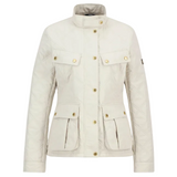 Barbour International Womens Jacket Halsey Quilted Silver Birch