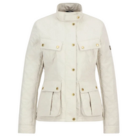 Barbour International Womens Jacket Halsey Quilted Silver Birch
