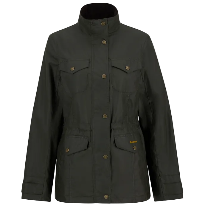 Barbour Womens Wax Jacket Summer Sapper Olive/Ancient